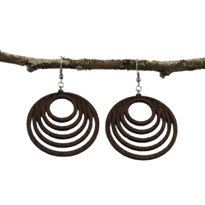 Holz Ohrschmuck Anillos gross