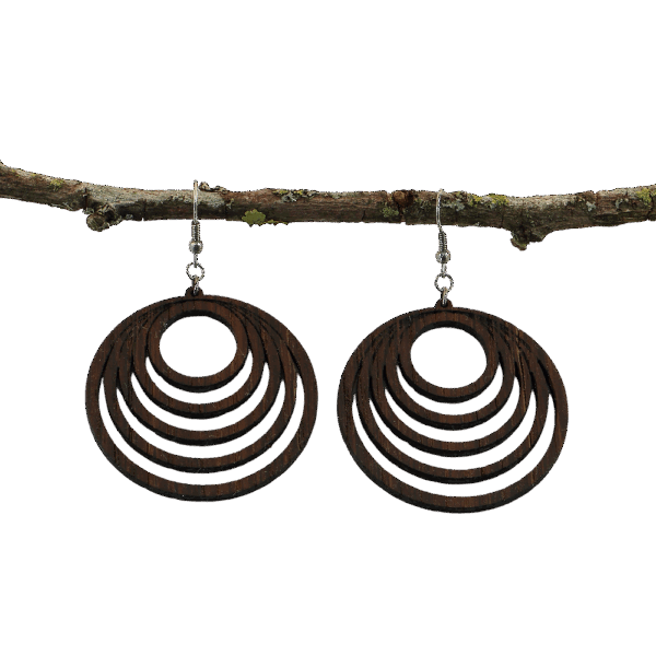Holz Ohrschmuck Anillos gross