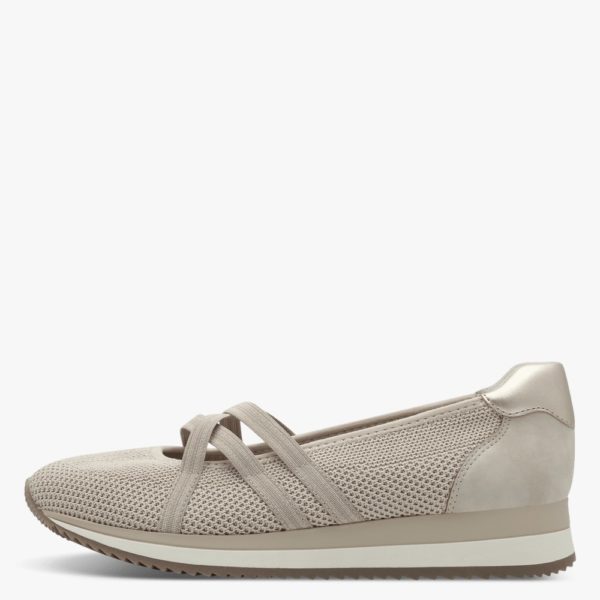 Jana Sneaker Beige Gold