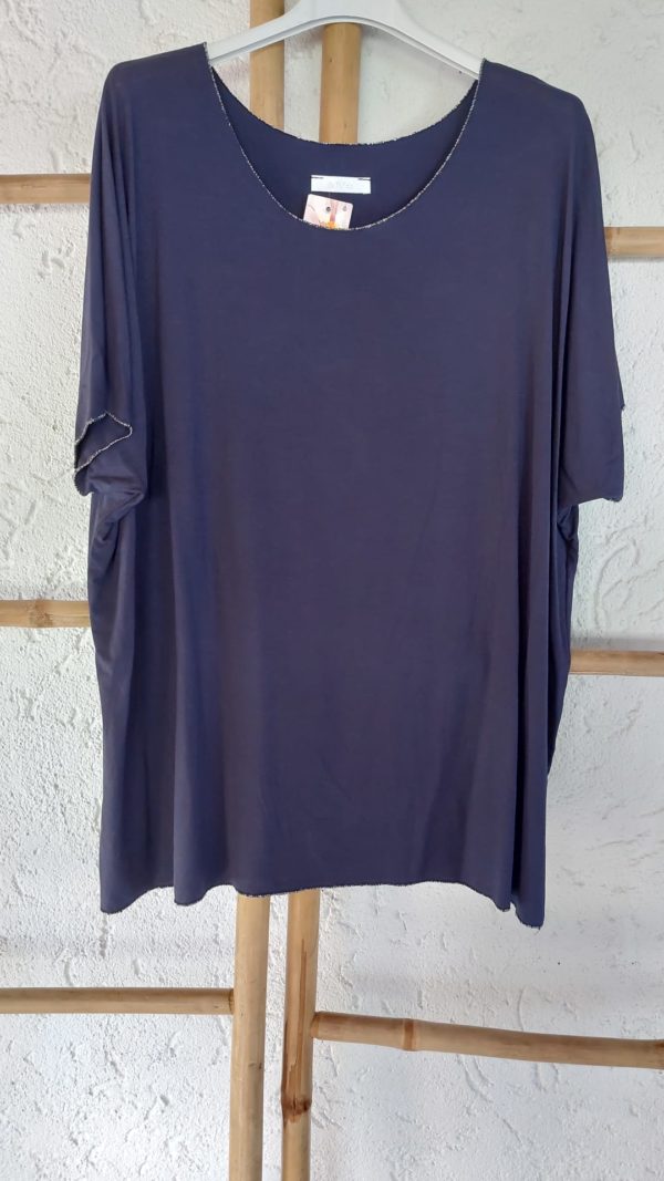 Shirt Femme Rundhals Ausschnitt