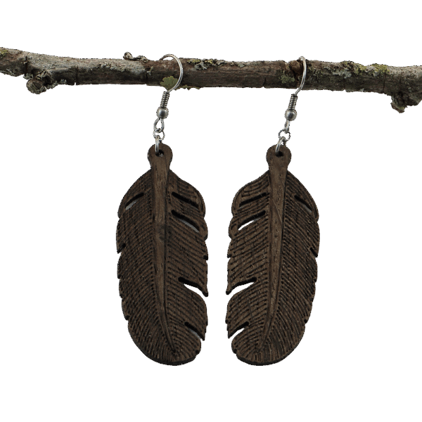 Holz Ohrschmuck Primavera gross